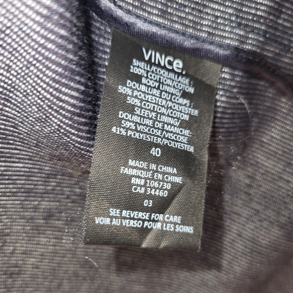 Vince Cotton Blazer, 40 - Picture 8 of 9